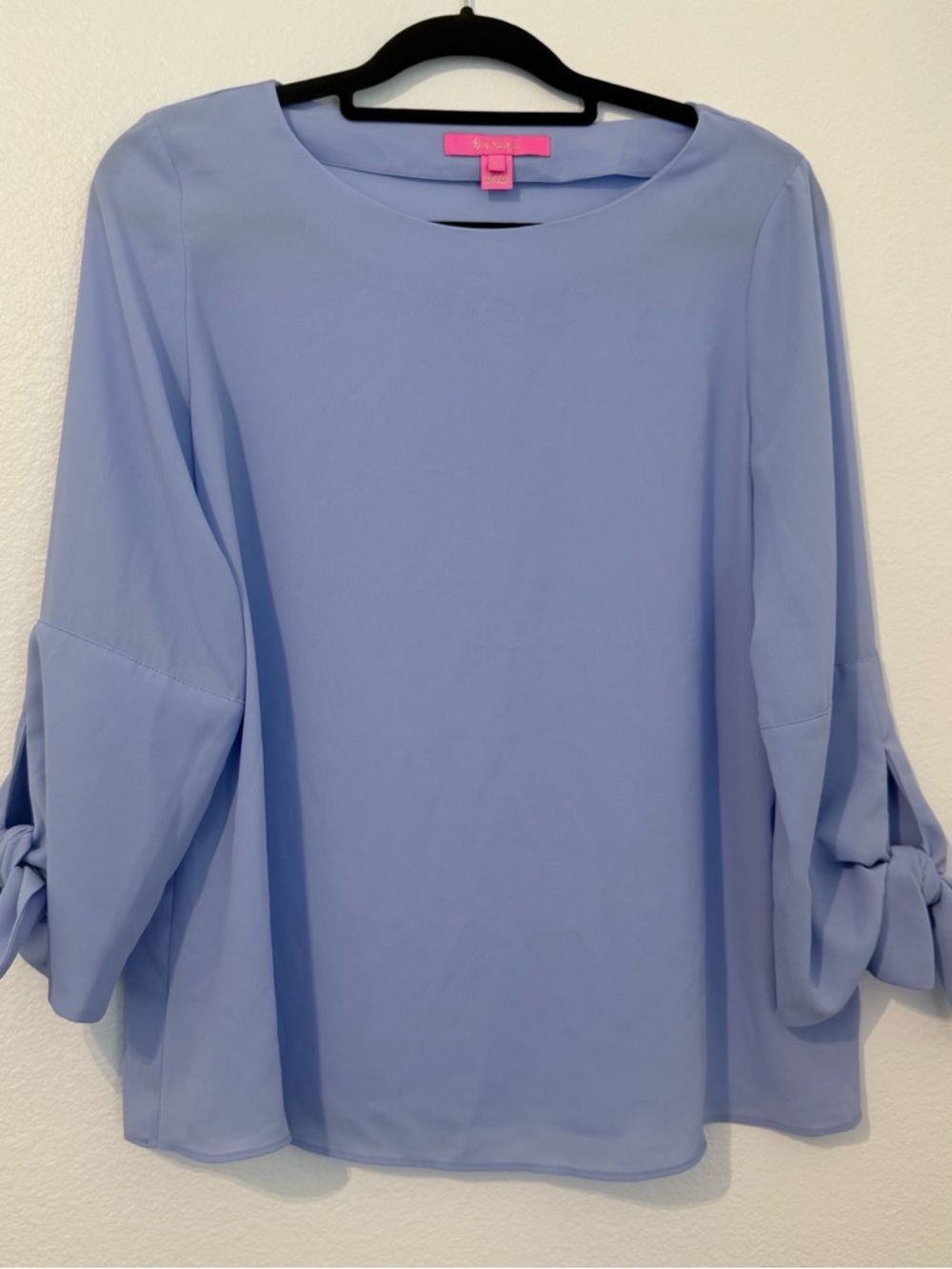 Lilly Pulitzer Langston Top Periwinkle Blue Size small - Picture 2 of 7